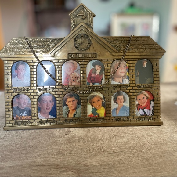 Brass School House Frame - Picture 3 of 3
